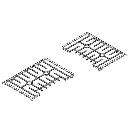 Whirlpool Range Surface Burner Grate Set (Black) - W11175813