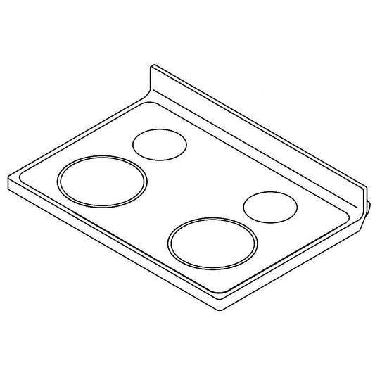 Whirlpool Range Main Top (Black) - W11178791