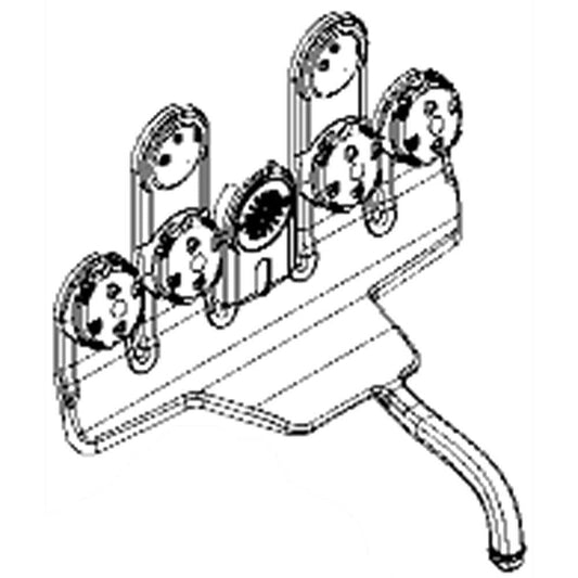 Whirlpool Dishwasher Turbo Wash Manifold Assembly - W10457053