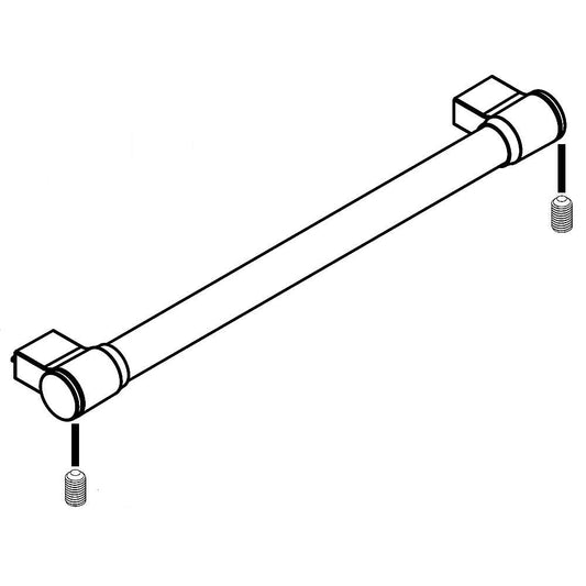 Whirlpool Dishwasher Door Handle Assembly (Stainless) - W11094492