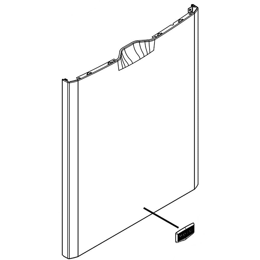 Whirlpool Dishwasher Door Outer Panel Assembly (Stainless) - W11229099