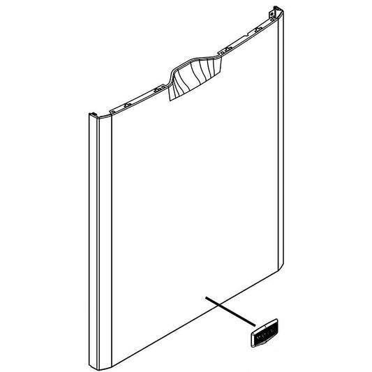 Whirlpool Dishwasher Door Outer Panel Assembly (Stainless) - W11229099