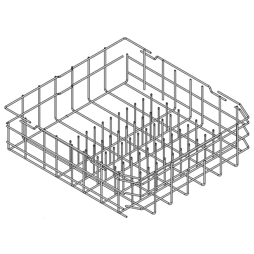 Whirlpool Dishwasher Dishrack, Lower - WPW10525649