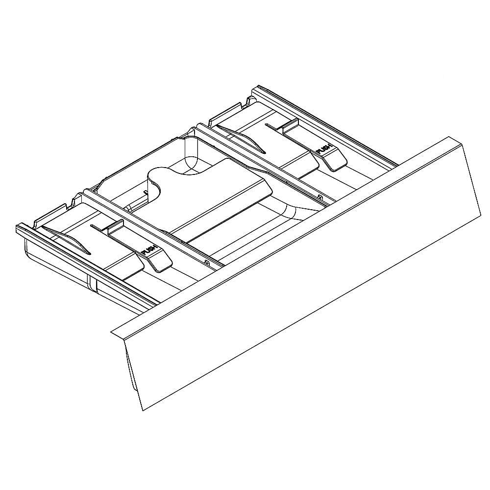 Whirlpool Washer Dispenser Bezel - W10601876