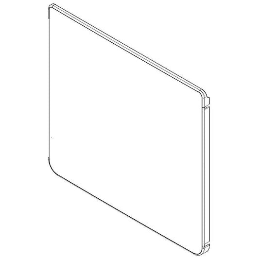 Whirlpool Dryer Door Outer Panel Assembly (White) - W10767924