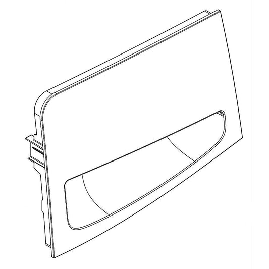 Whirlpool Washer Dispenser Drawer Handle (Silver) - W10784646