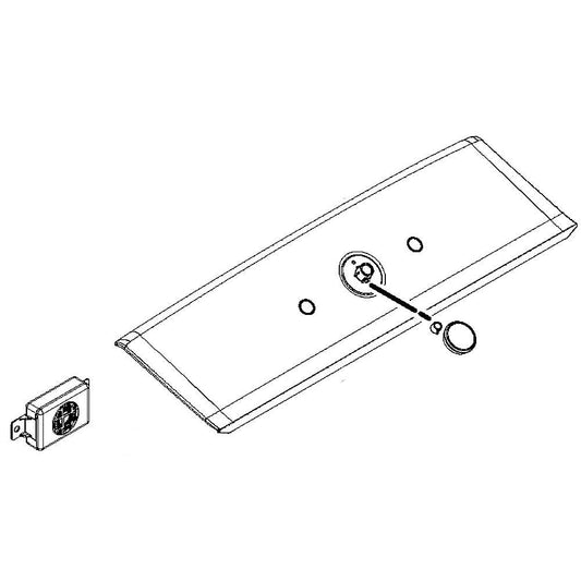 Whirlpool Washer User Interface Assembly (White) - W11083825