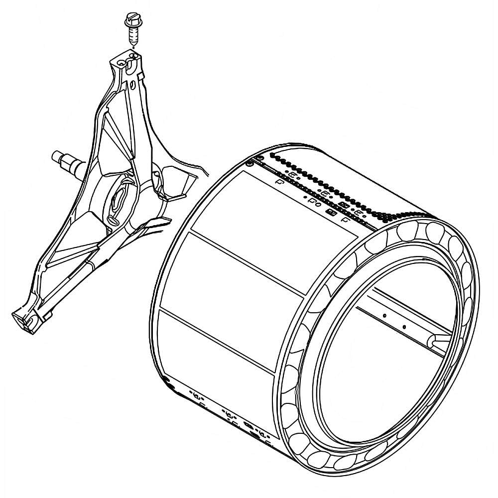 Whirlpool Washer Spin Basket - WPW10205253