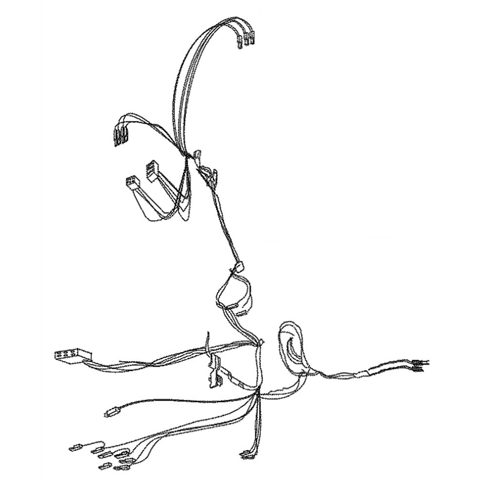 GE Main Harness W/3 Prong Oulet - WE08X28730