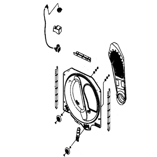 Samsung Assembly Drum Back - DC97-15001G