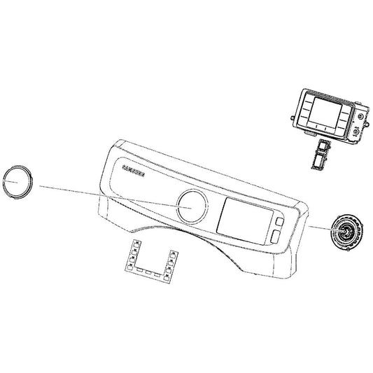 Samsung Assembly S.Panel Control - DC97-18099Q