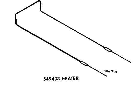 Whirlpool Refrigerator Defrost Heater - WP549433