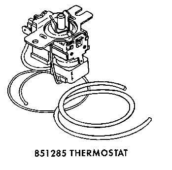 Whirlpool Refrigerator Temperature Control Thermostat - 851285