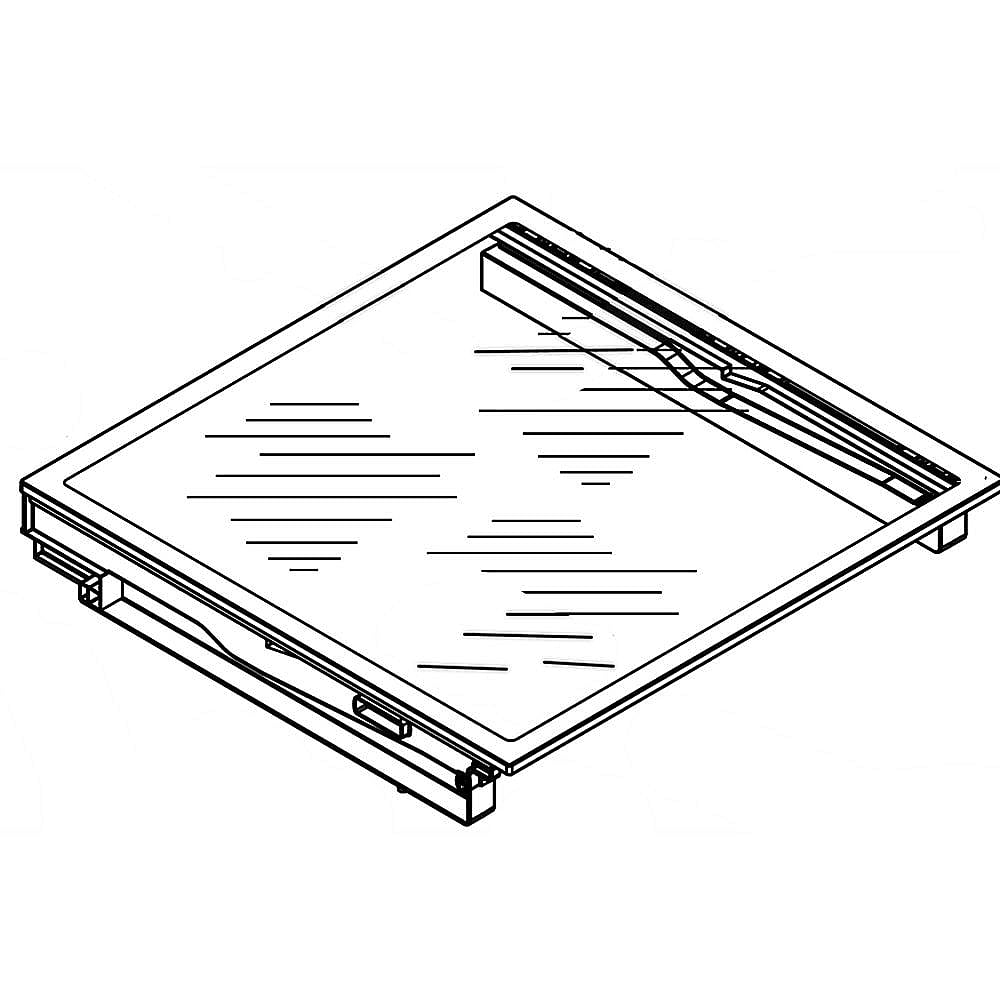 Whirlpool Refrigerator Drawer Cover - WPW10463648