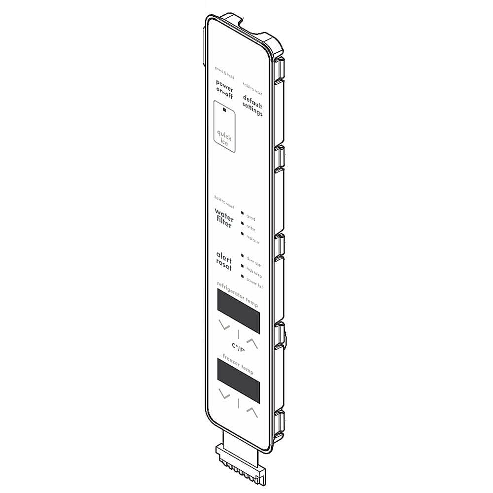 Electrolux Refrigerator User Interface (Black) - 5304508117