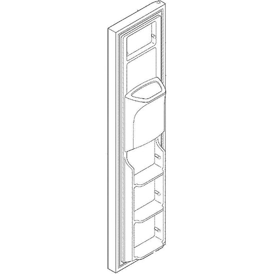Electrolux Refrigerator Freezer Door Assembly (Stainless) - 807460016