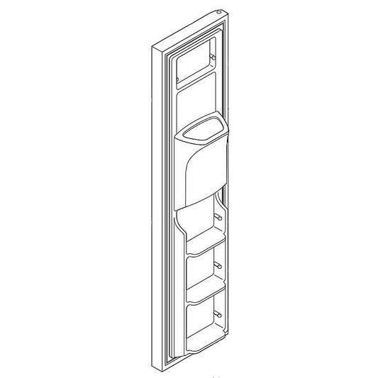 Electrolux Refrigerator Freezer Door Assembly - 807460053