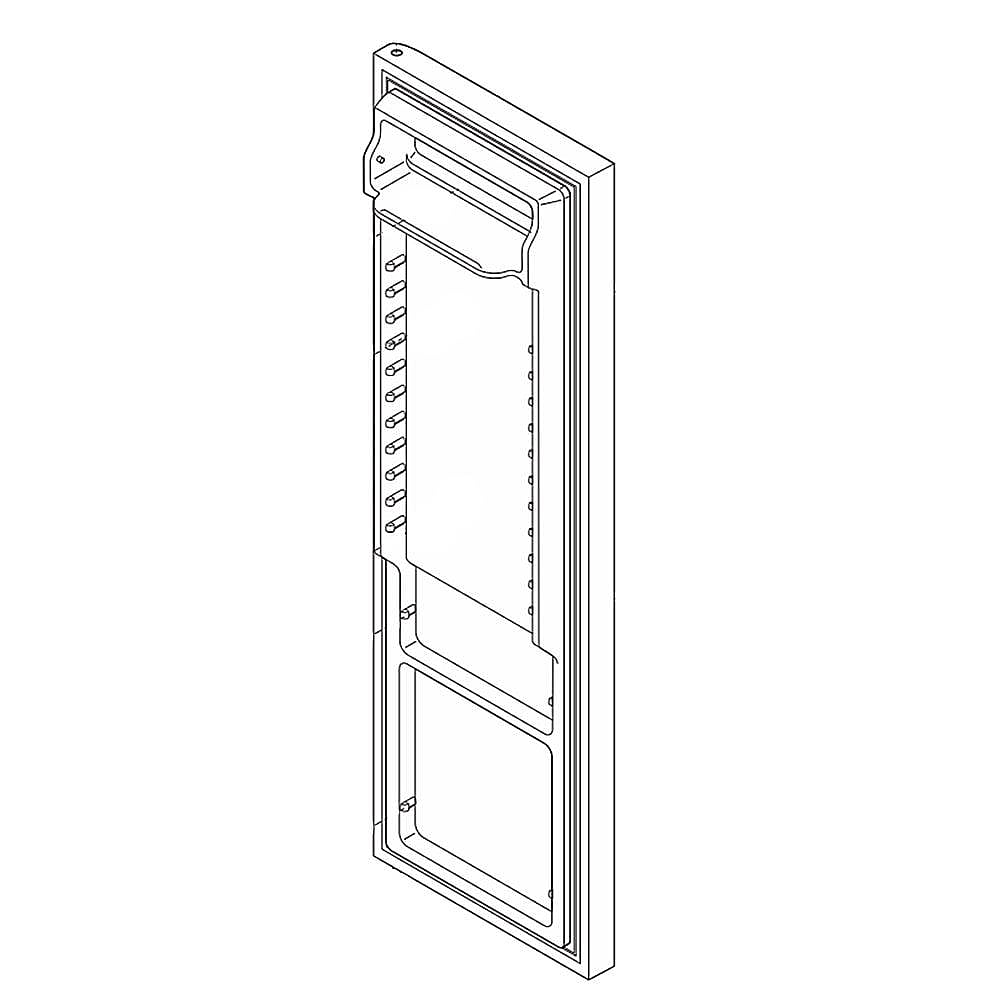 Electrolux Refrigerator Door Assembly (Dark Stainless) - 807460170
