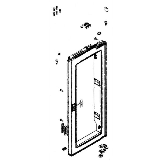 Samsung Refrigerator Convenience Door Inner Frame - DA82-02227X