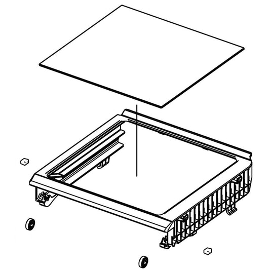 Samsung Assembly Shelf-Fre Low - DA97-06137C