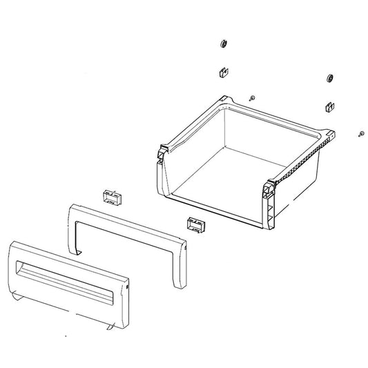 Samsung Assembly Case-Veg Ref R - DA97-07562B