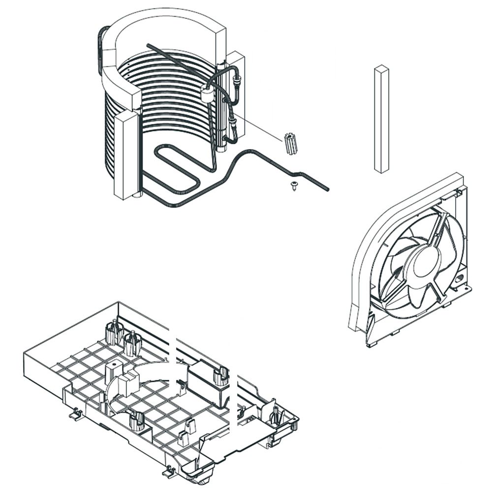 Samsung Assembly Tray Drain Water;Rs53 - DA97-20718A
