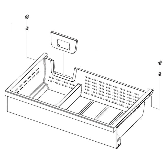 Samsung Tray-Fre Up Assembly - DA97-20999A