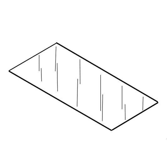 Bosch 00 Refrigerator Crisper Drawer Cover Glass Insert - 771346