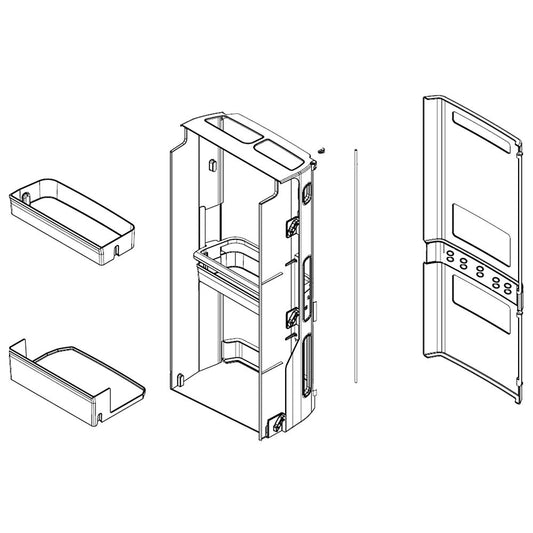 LG Refrigerator Home Bar Case Assembly - ABQ77140102