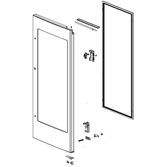 LG Home Bar Door Assembly - ADC75586124