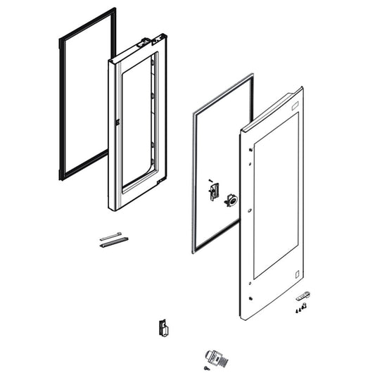 LG Home Bar Door Assembly - ADC76265712