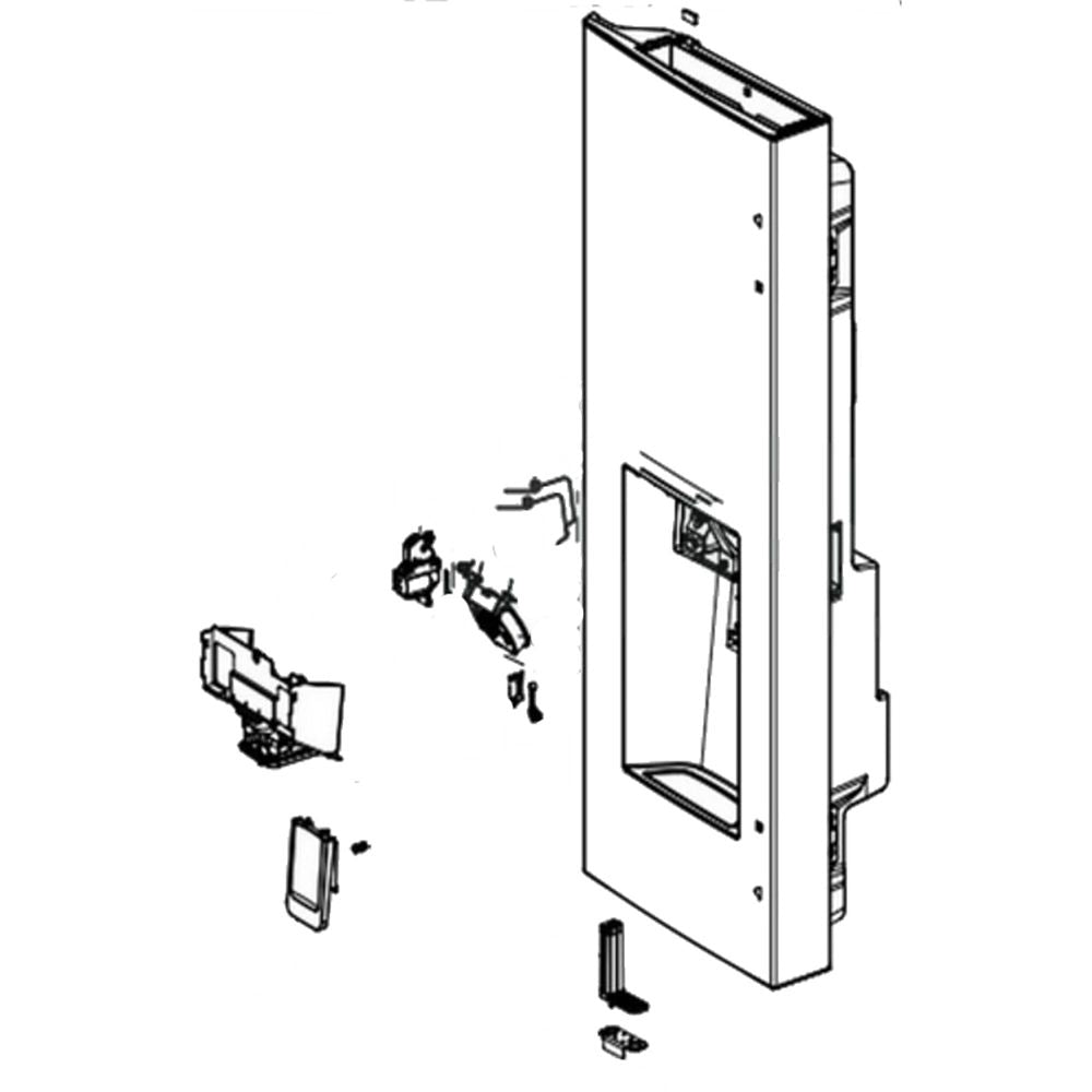 LG Refrigerator Door Foam Assembly - ADD76155803