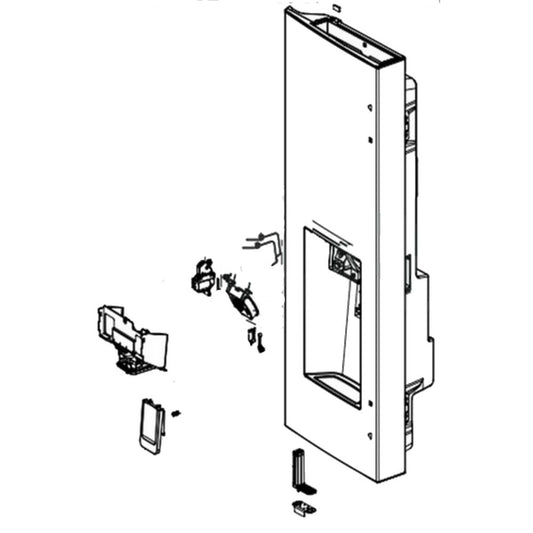 LG Refrigerator Door Foam Assembly - ADD76155803