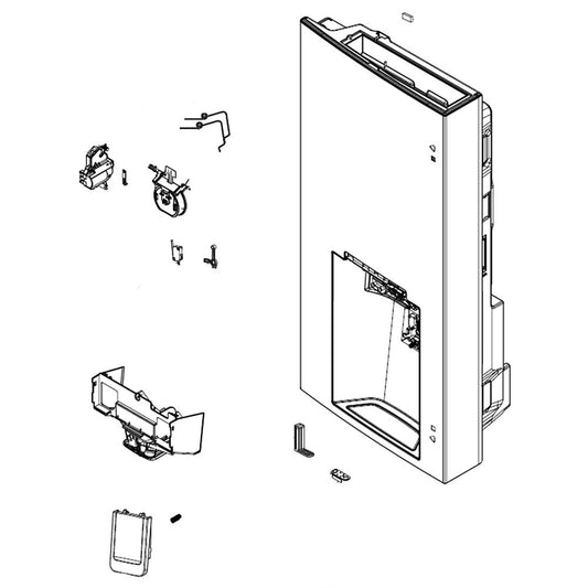 LG Refrigerator Door Foam Assembly - ADD76416503