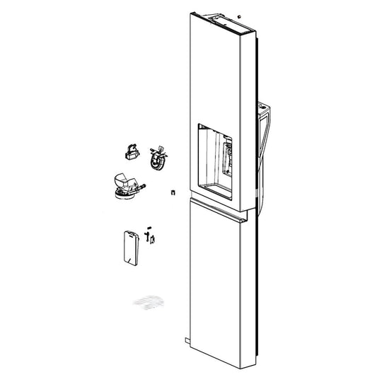LG Door Foam Assembly,Freezer - ADD76421106