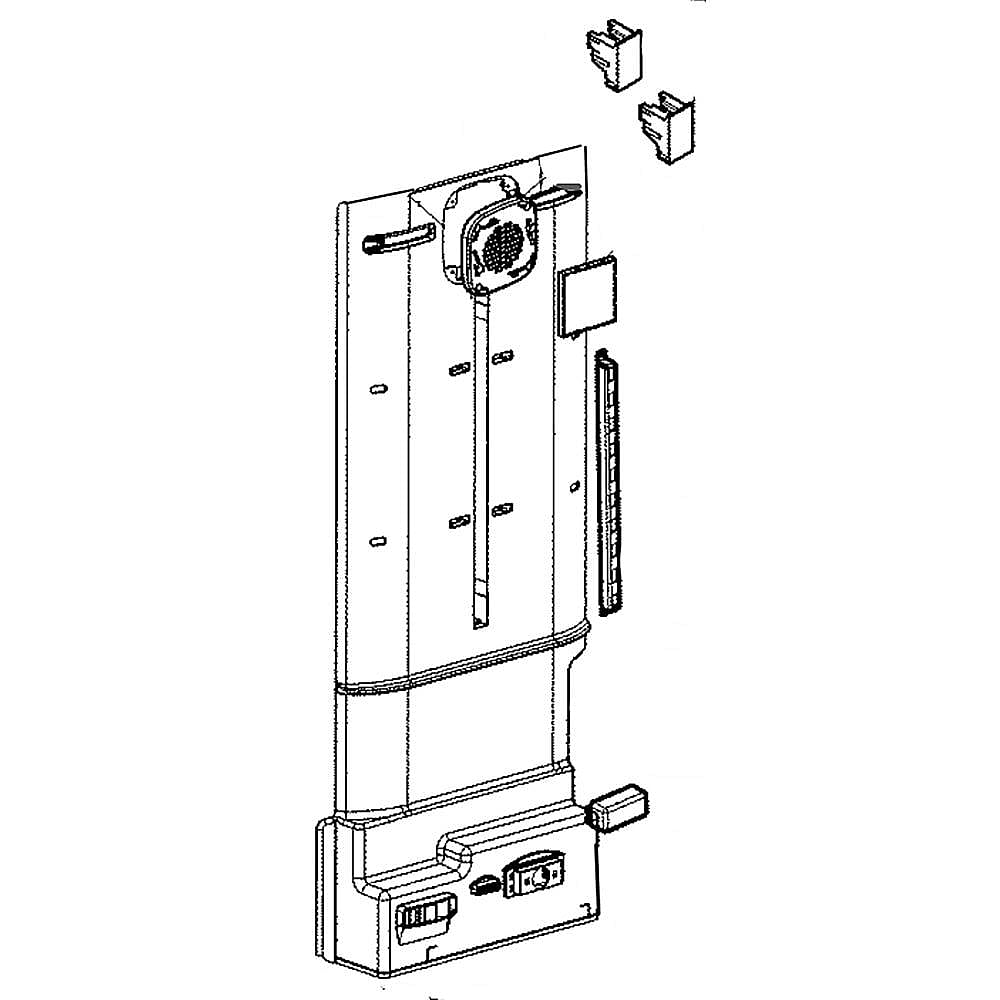 LG Refrigerator Air Duct And Cover Assembly - ADJ73252223