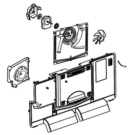 LG Grille Assembly, Fan - AEB73764534