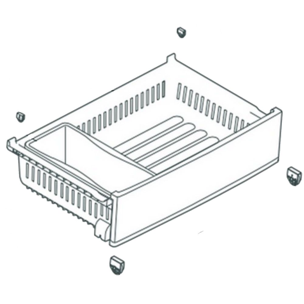 LG Tray Assembly, Drawer - AJP75234921