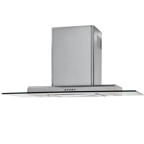 Haier HCH6100ACS 36-Inch Chimney Vent Hood, Stainless Steel And Glass, 500Cf