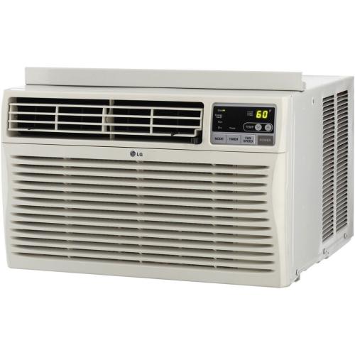 LG LW8012ER 8,000 BTU Window Air Conditioner with 10.8 EER, 2.2 Pts/Hr Dehumidification, 24 Hour Timer, Auto Restart, Energy Saver and Remote Control