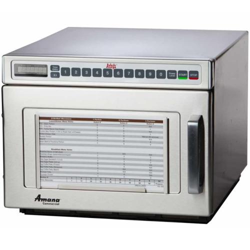 Amana Commerical HDC21RB2 Heavy Duty Commercial Compact Microwave