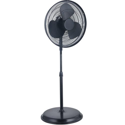 Midea FS4019MB 16 Inch Oscillating Black Pedestal Fan