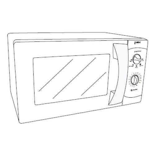 Haier MWQ646RW :.6 Cu Ft Rotary M/W 6