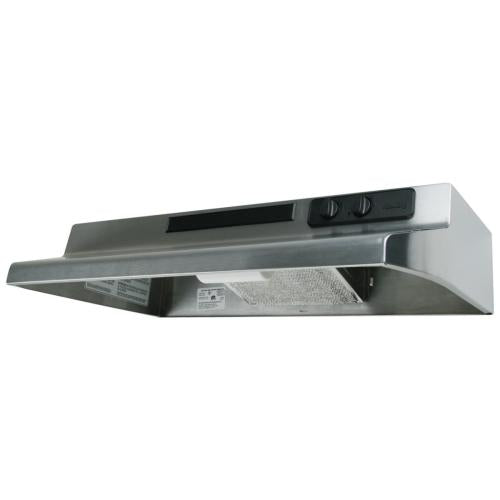 Air King DS1308 30-Inch Designer Series Under Cabinet Convertible Range Hood