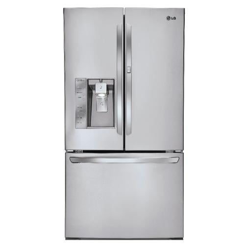 LG LFX29945ST 29.0 cu. ft. French Door Refrigerator with SpillProtector Glass Shelves, Door-in-Door Bins, Temperature-Controlled Drawer and External Ice/Water Dispenser