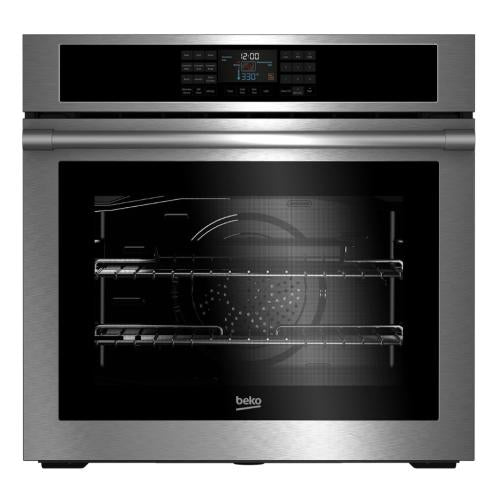 Beko 7735687907 30" Stainless Steel Single Wall Oven - WOS30100SS