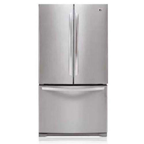 LG LFC21770ST 20.7 cu. ft. Counter-Depth French Door Refrigerator with 4 Slide-Out Spill-Proof Glass Shelves, Cantilevered Shelves, CustomCube Ice Maker, IcePlus Accelerated Freezing and 4 Compartment Crisper System