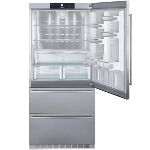 Liebherr CS2080 36 Inch Counter Depth Bottom-Freezer Refrigerator with Automatic Ice Maker