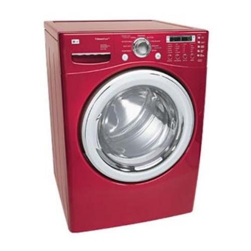 LG DLGX7188RM 27 Inch Front-Load Gas Dryer with 7.3 cu. ft. Capacity, 9 Drying Programs, 5 Temperature Levels, SteamFresh Cycle, Dual Humidity Sensors and LED Display: Wild Cherry Red