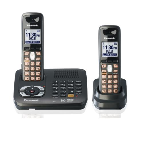 Panasonic KXTG6442T Dect 6.0 Exp Cdl W/2